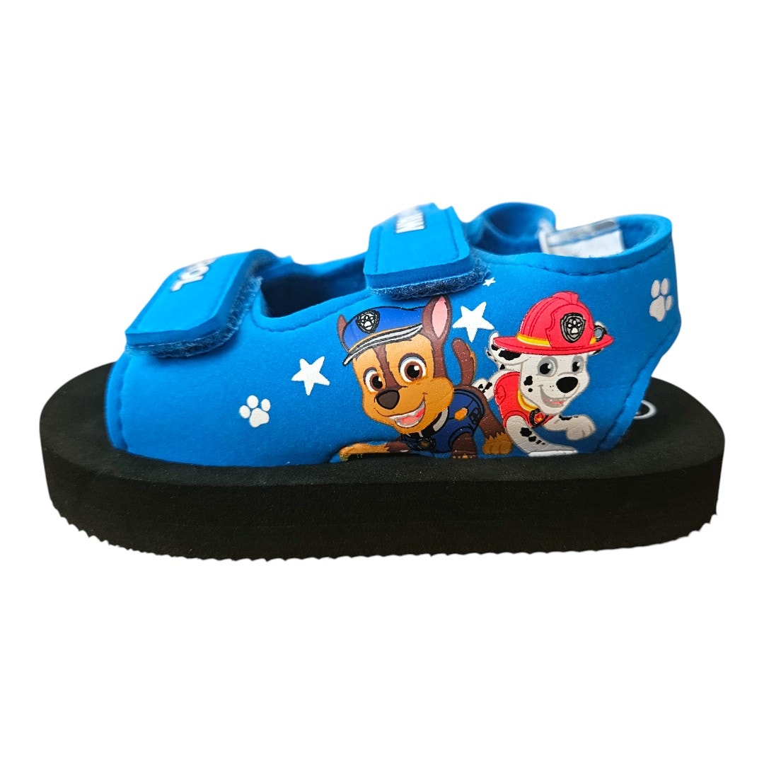 New Paw Patrol Double Hook & Loop Boys Open Toe Sport Sandals (Size: 5/6)